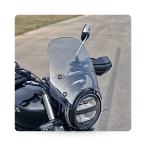 GB350 Long Visor