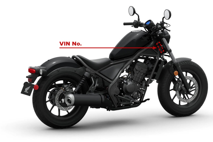 VIN Motorbike Number Guide